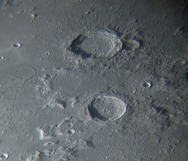 Mondkrater Aristoteles + Eudoxus am 12.10.2006