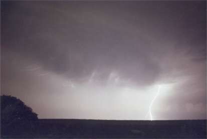 Blitz auf der Schw�bischen Alb