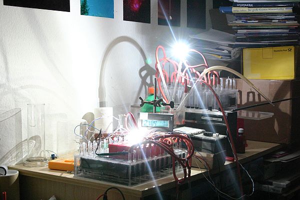 6 Brennstoffzellen in Serie