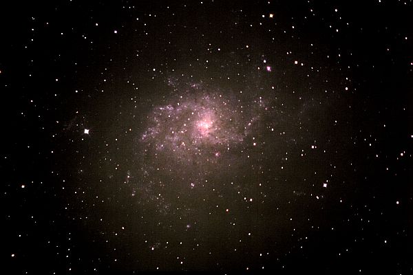 M33 wird am 30. / 31.12.2007 von Komet 8P/Tuttle bedeckt