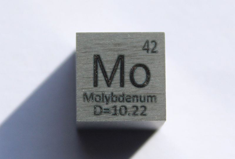 Molybd�n-Dichtew�rfel Molybdenum Density Cube 1cm3 ca. 99,95%