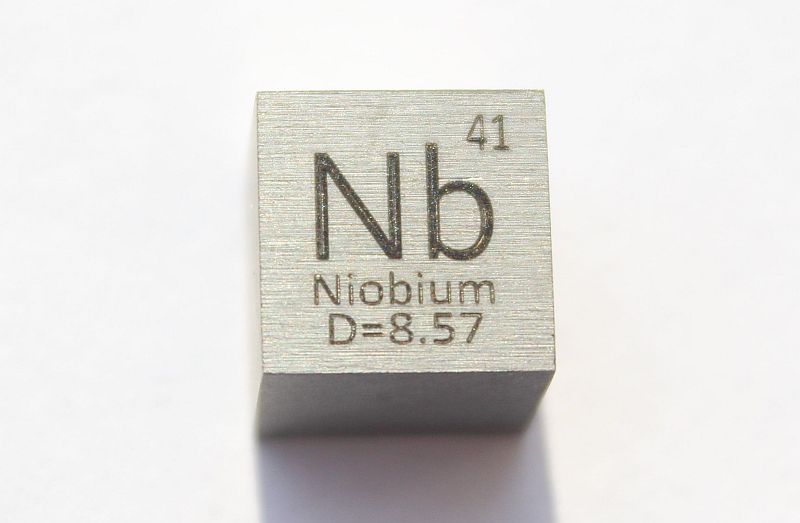 Niob-Dichtew�rfel Niobium Density Cube 1cm3 ca. 99,95%