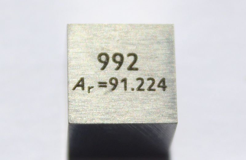 Zirkonium-Dichtew�rfel Zirconium Density Cube 1cm3 ca. 99,2%