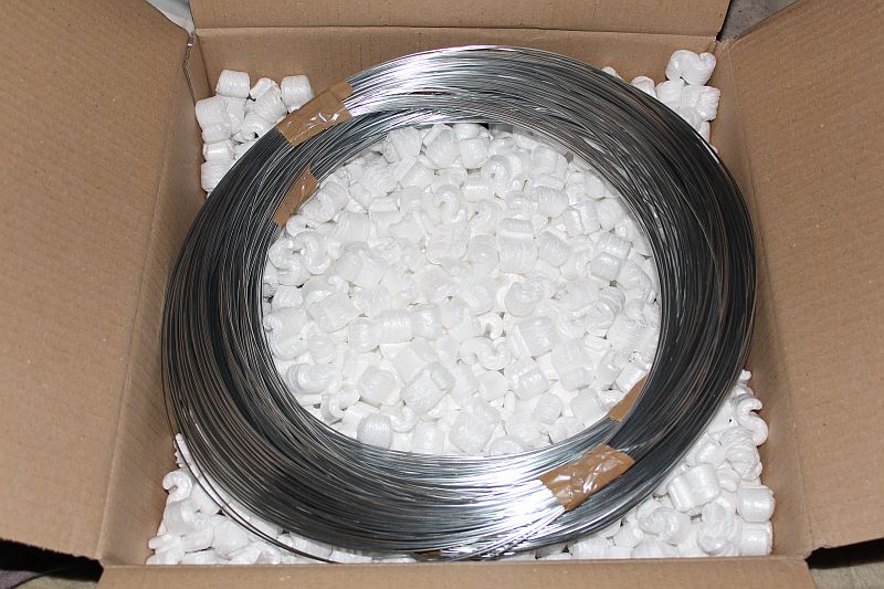 Zink-Draht 99,95%, 0,03% Mn, 0,02% Cu und andere Metalle, 1,6mm